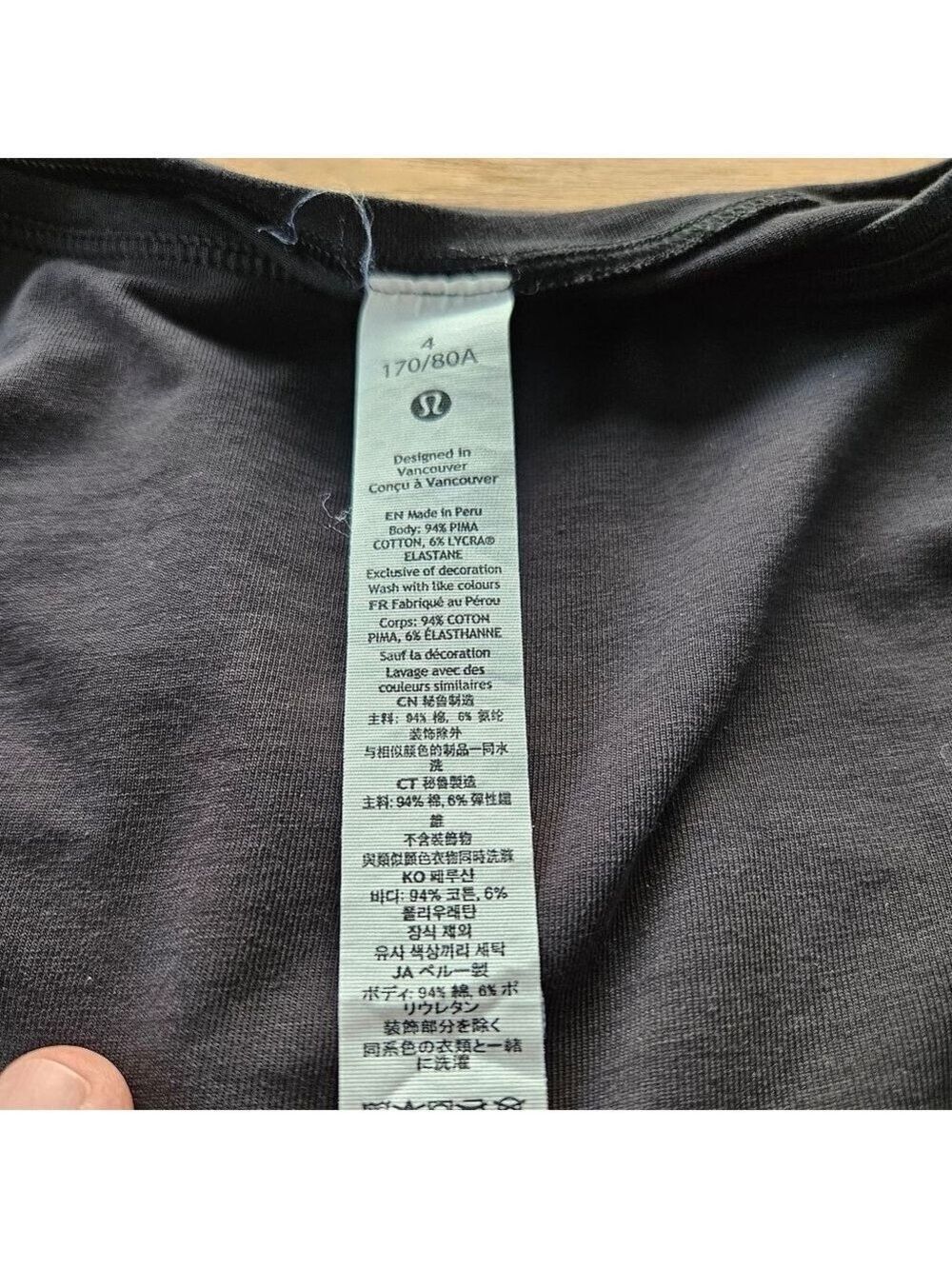 Lululemon Back in Action Long Sleeve Dress Size 4 - Picture 5 of 5
